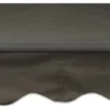 Åben markise 350x250cm antracitgrå/antracitgrå