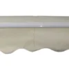Åben markise 300x200cm creme/hvid
