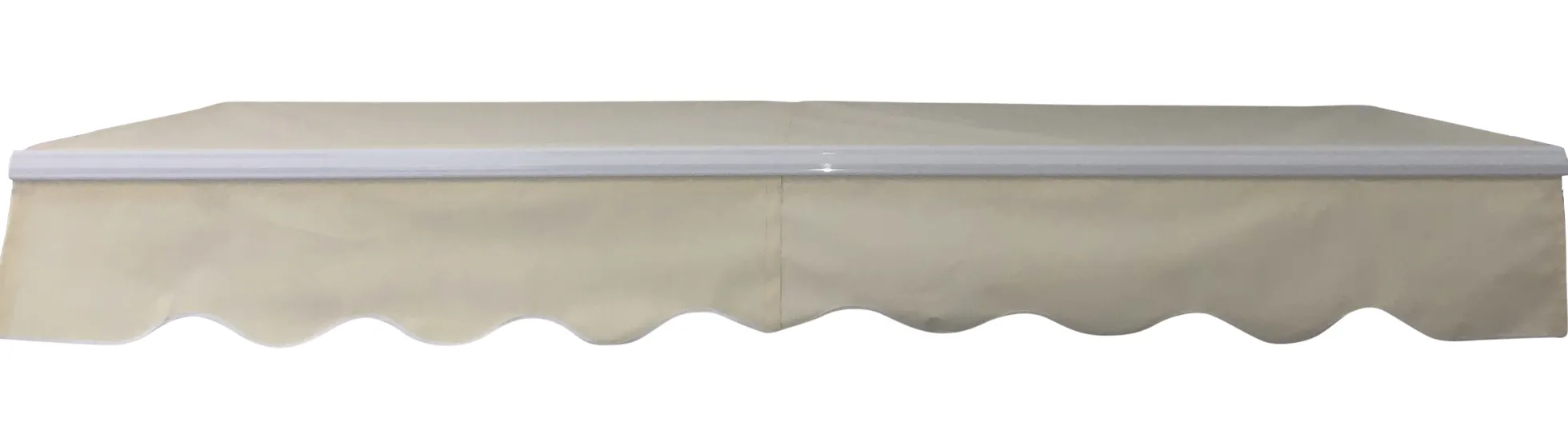 Åben markise 300x200cm creme/hvid