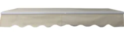 Åben markise 300x250cm creme/hvid