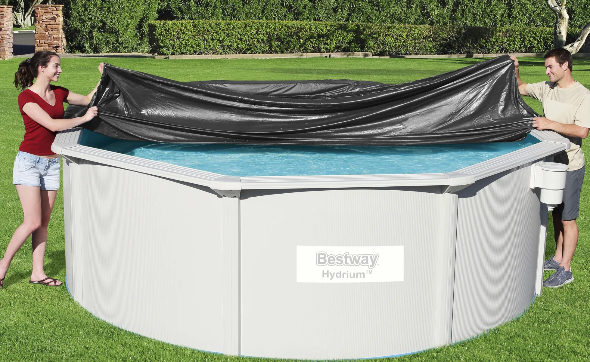 Bestway cover til pool ø396cm