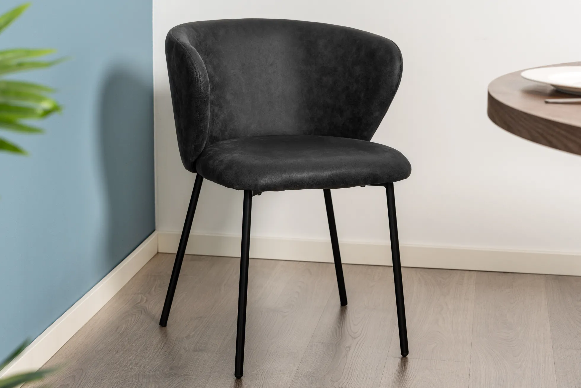 Bolette suede sort