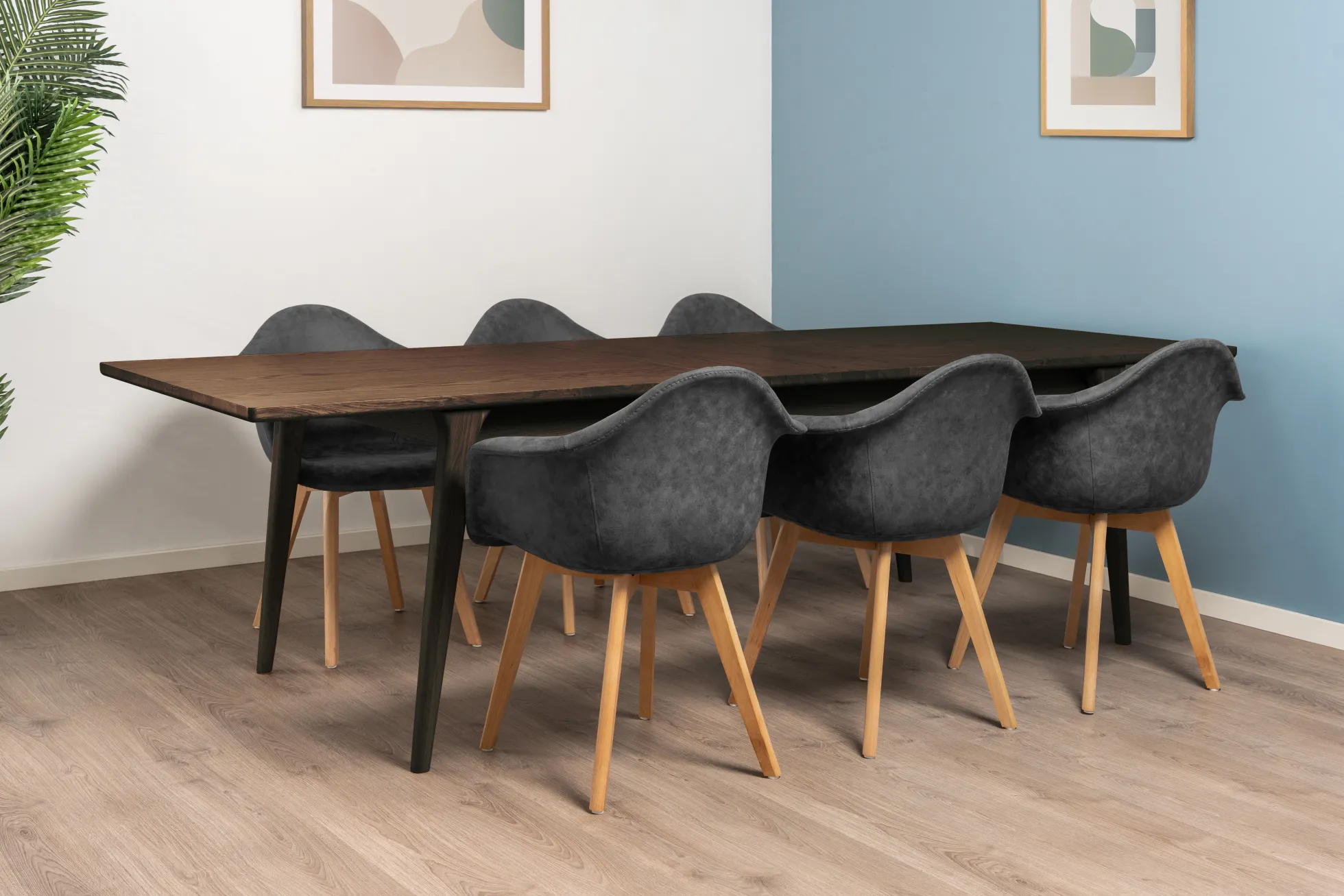 Calvia 270x95x75cm eg smoked/smoked