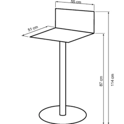 Dicte kunstlæder sort/sort