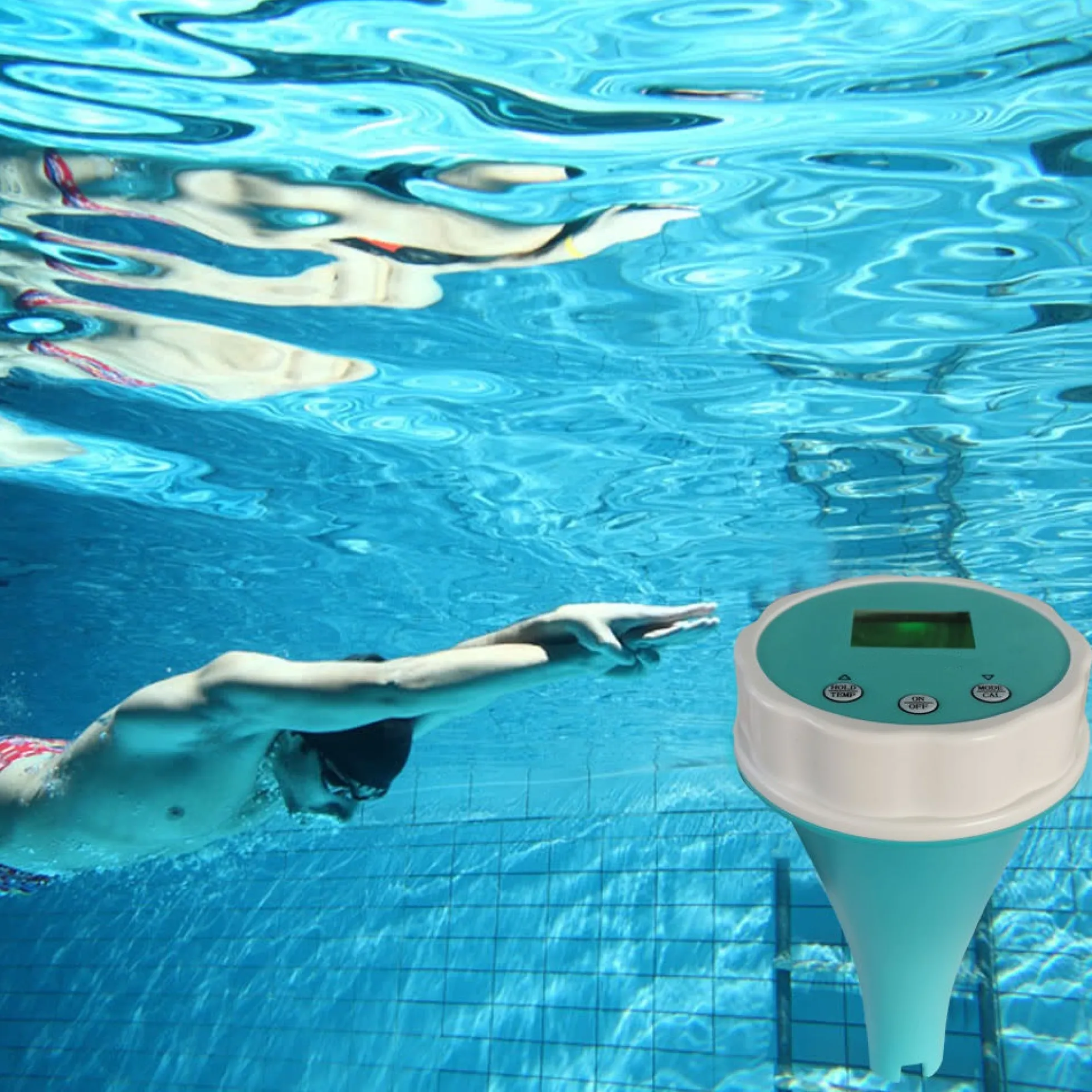 Digital pool tester m. bluetoothfunktion