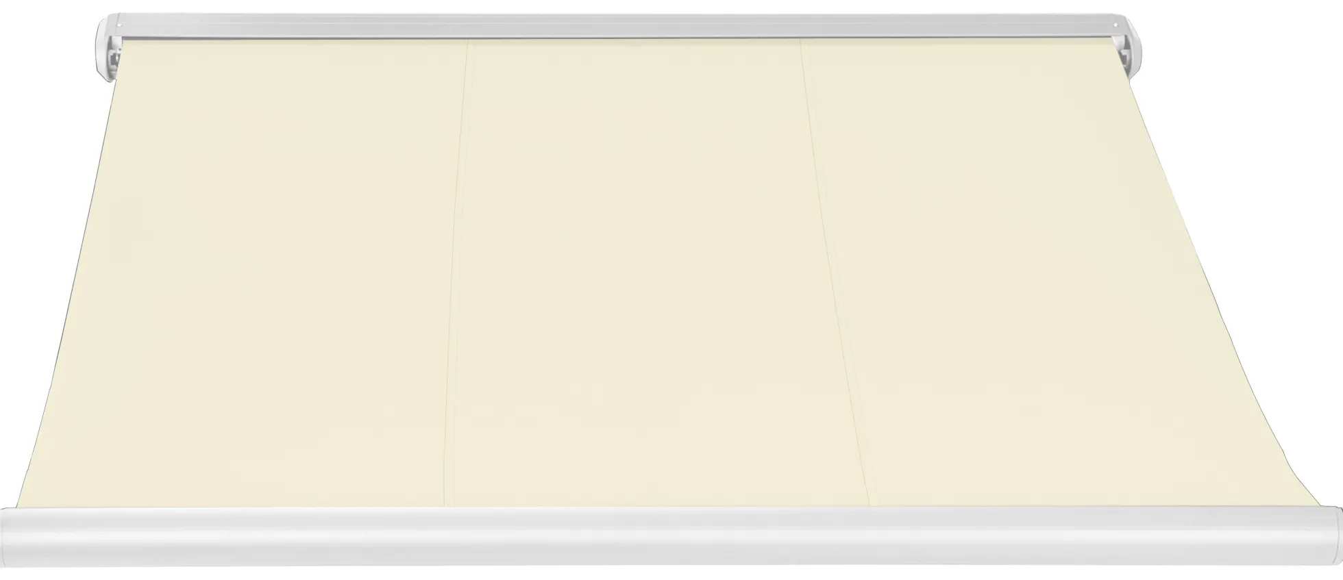 Elektrisk markise lukket 400x300cm creme/hvid