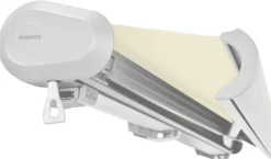 Elektrisk markise lukket 400x300cm creme/hvid