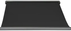 Elektrisk markise lukket 450x300cm sort/antracitgrå