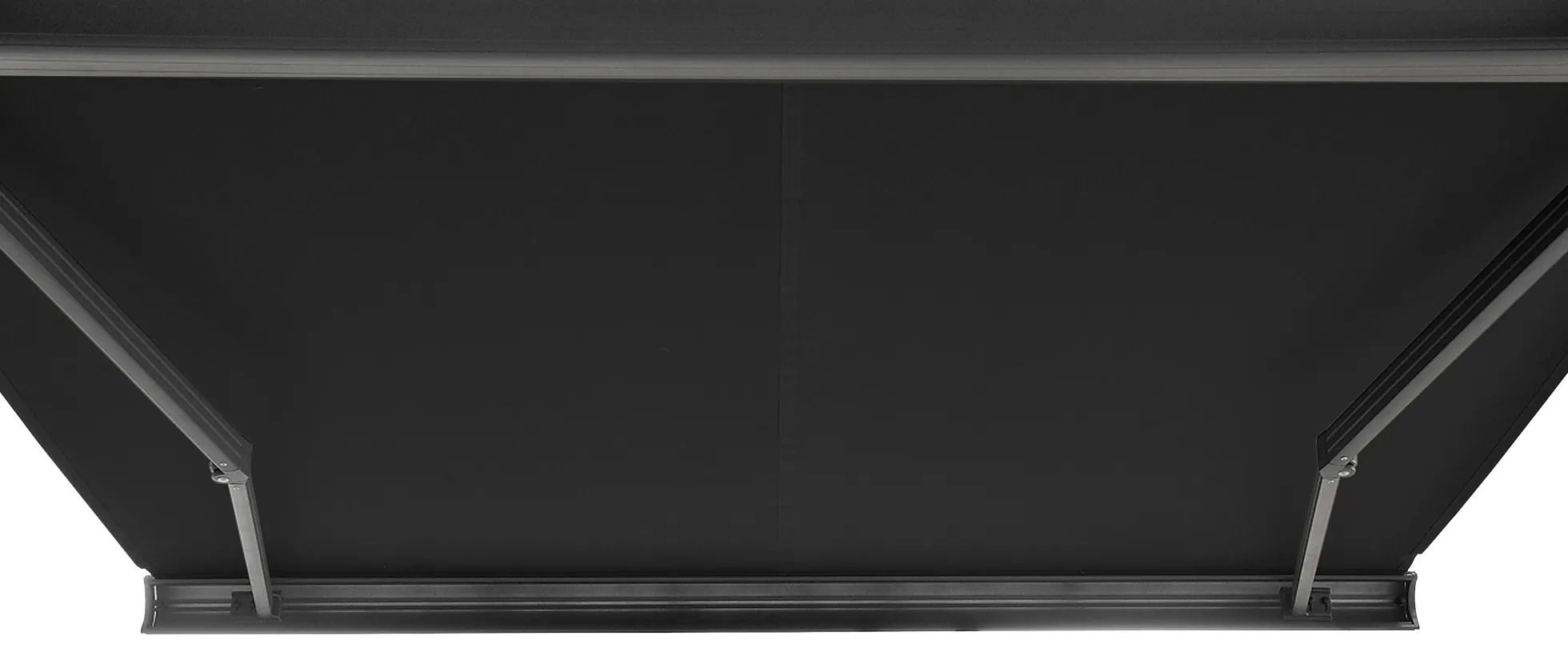 Elektrisk markise lukket 300x250cm sort/antracitgrå