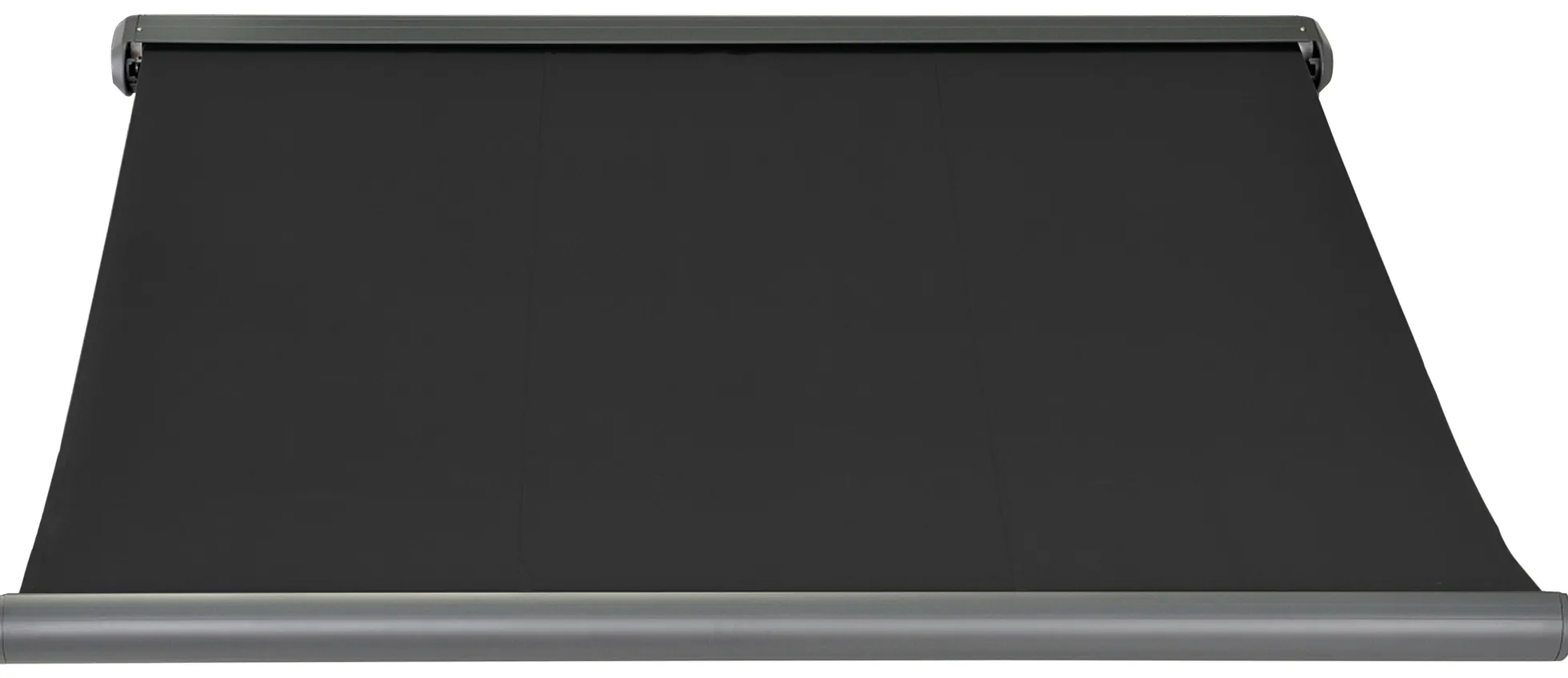 Elektrisk markise lukket 350x300cm sort/antracitgrå