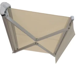 Essence åben elektrisk markise 250x200cm creme/hvid