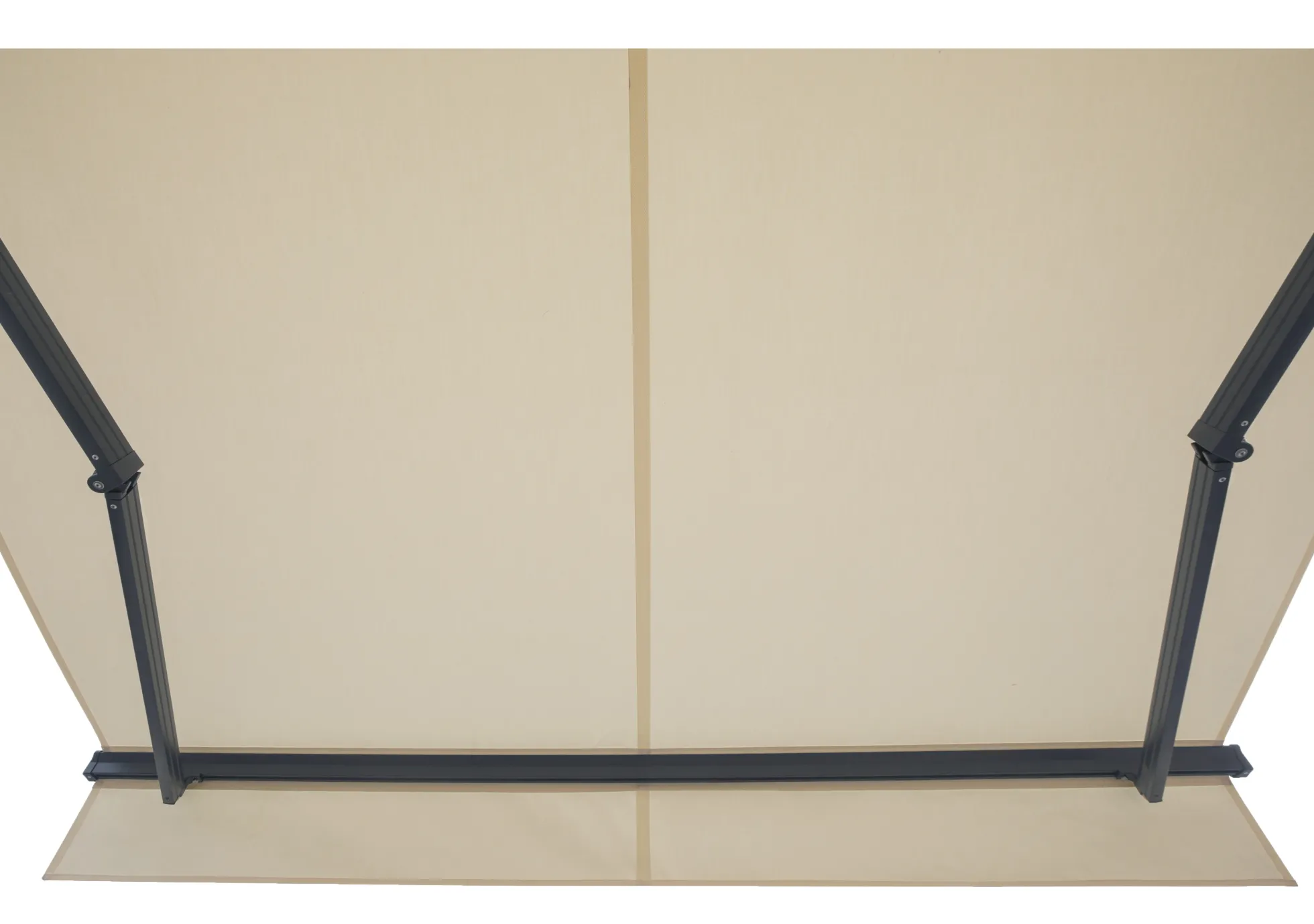 Essence åben elektrisk markise 300x250cm creme/antracitgrå