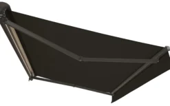 Essence åben elektrisk markise 300x250cm sort/antracitgrå