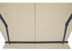 Essence åben elektrisk markise 400x300cm creme/antracitgrå