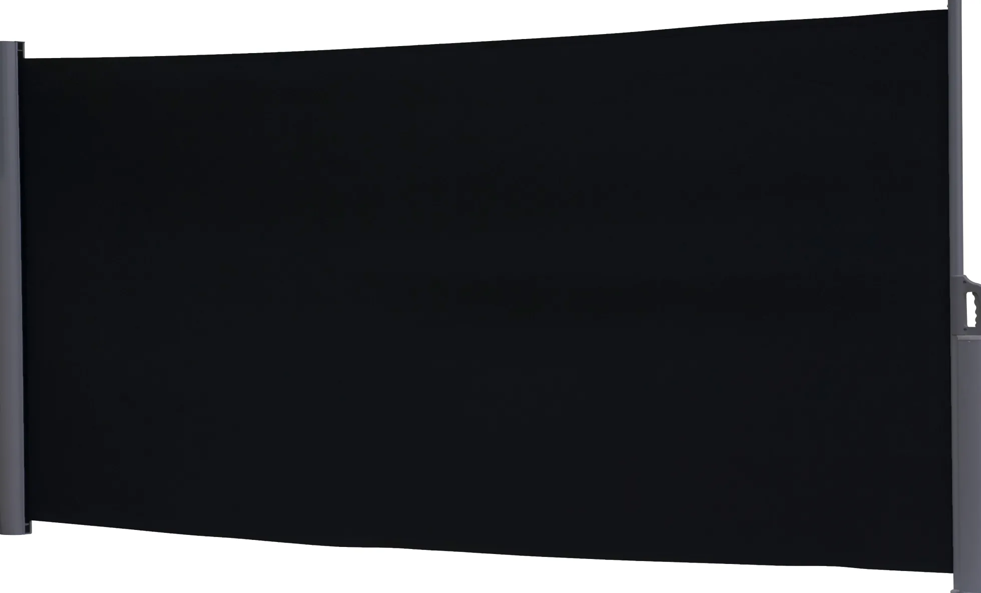 Essence læsejl lukket 300x120cm sort/antracitgrå