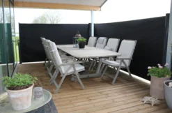Essence læsejl lukket 400x160cm sort/sort