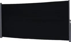 Essence læsejl lukket 600x160cm sort/antracitgrå