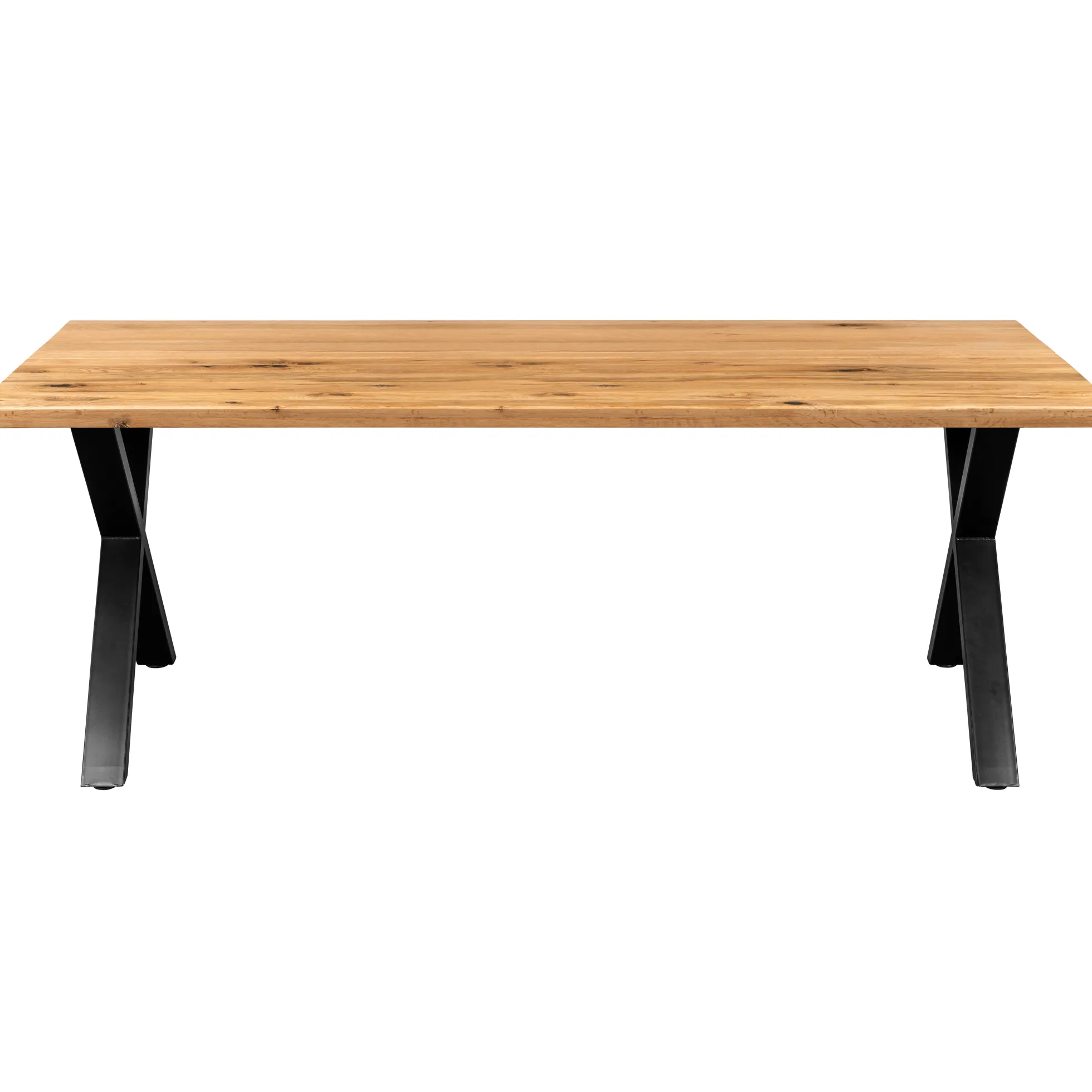 Firenze med krydsben og 2 planker 200x95x71cm eg natur/sort