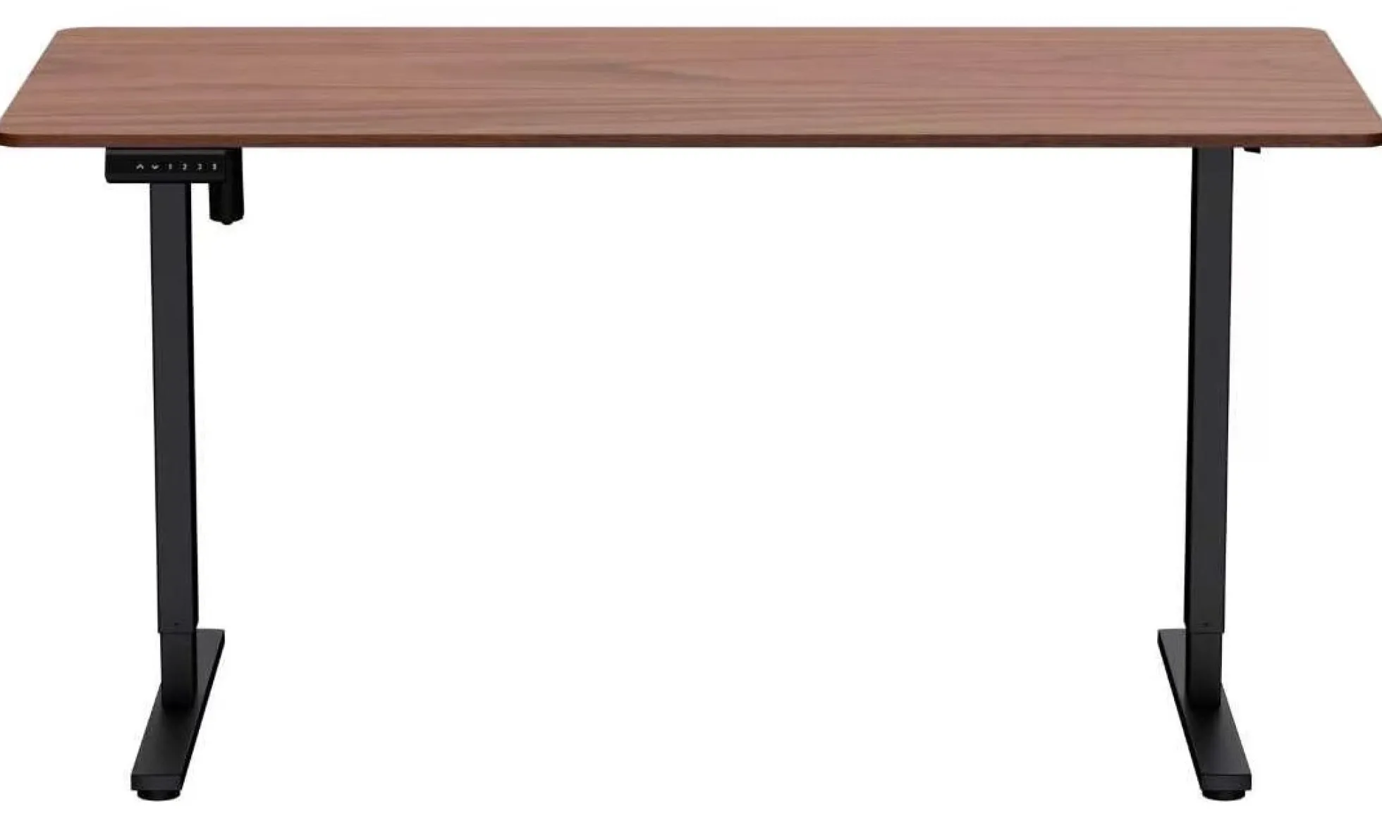 Hæve sænkebord brun 160x80cm
