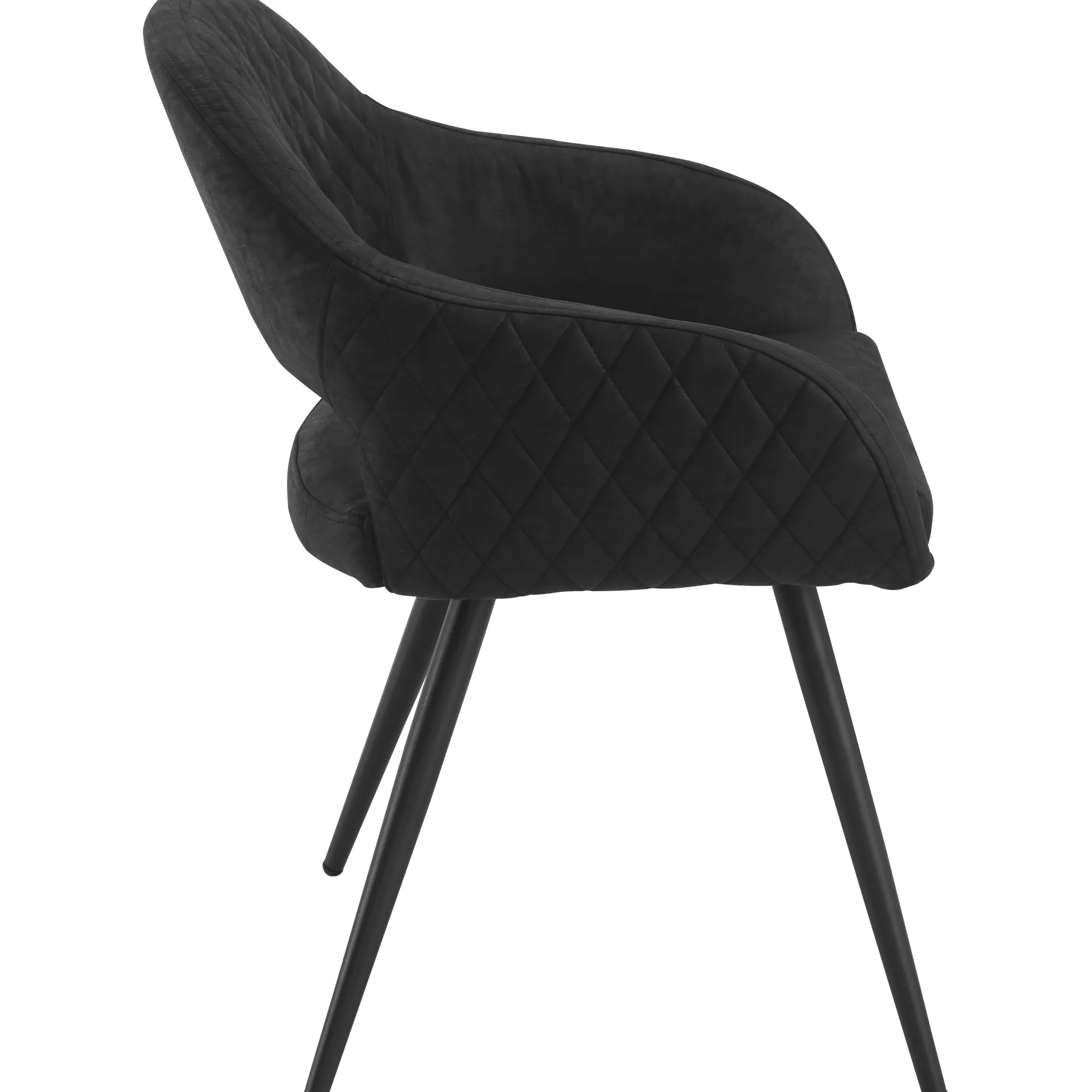 Ida med drejefunktion suede sort