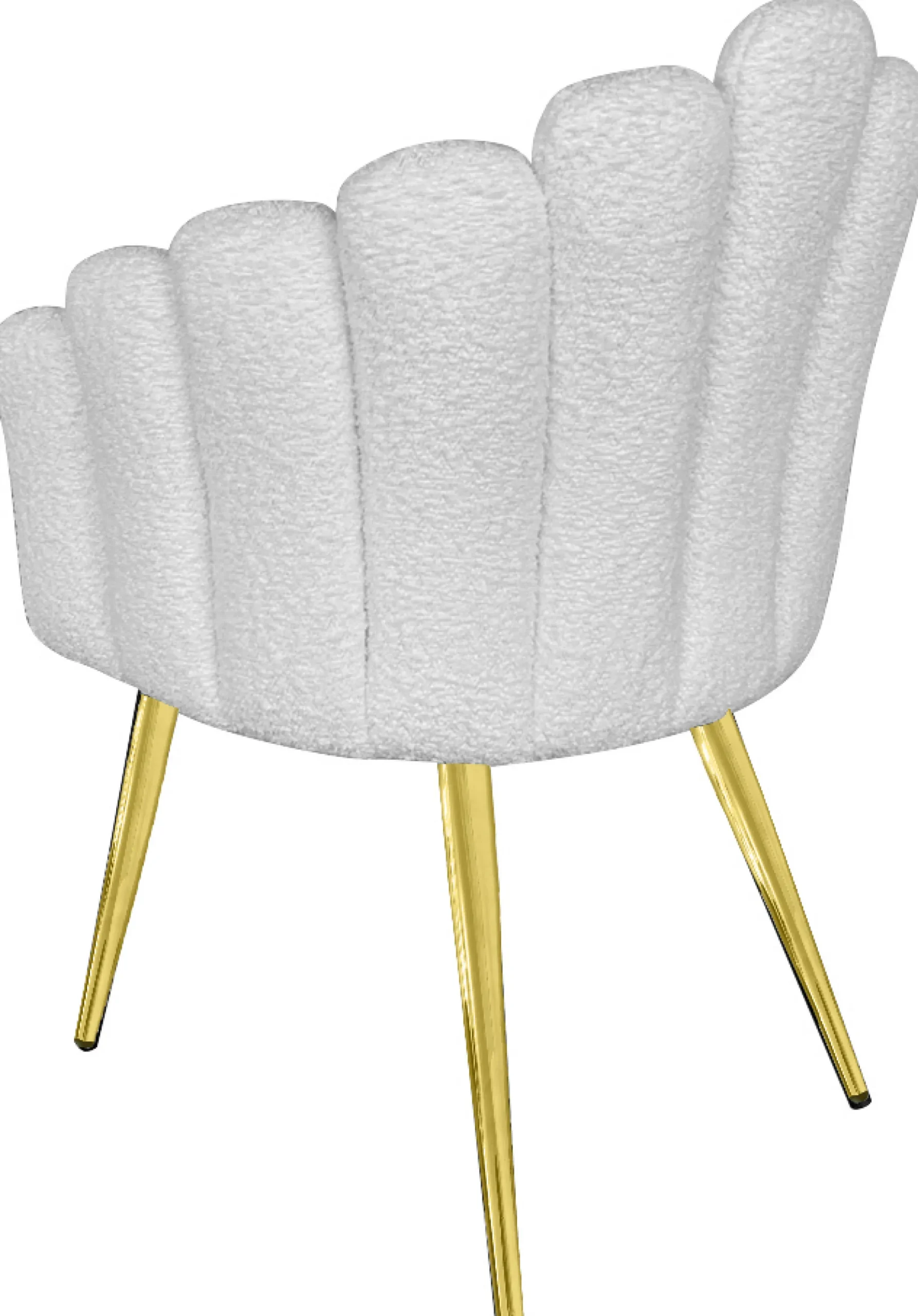 Jasmin teddy hvid/guld