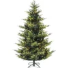 Klassisk juletræ med lys og timer 270cm