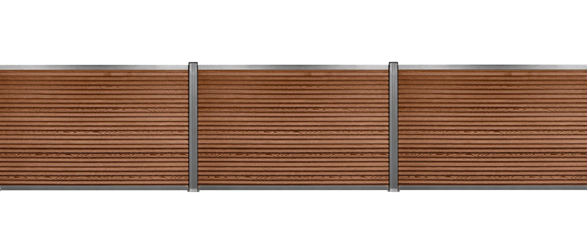 Komposithegnsæt 346x104cm brun