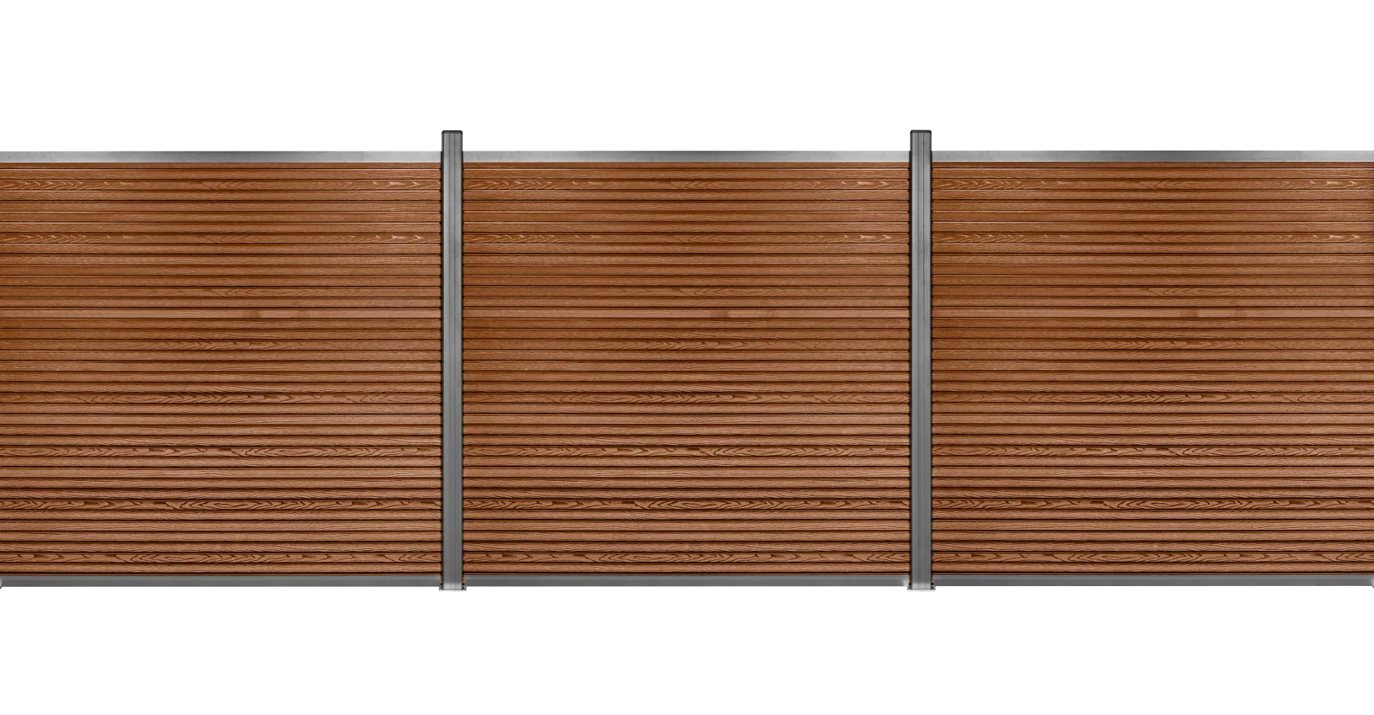 Komposithegnsæt 526x164cm brun