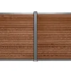 Komposithegnsæt 233x120cm brun/grå