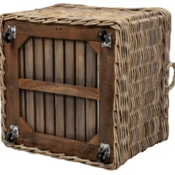 Kurv firkantet med hjul 68x68x52cm