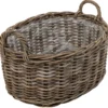 Kurv oval med håndtag 53x40x25cm