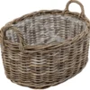 Kurv oval med håndtag 60x47x28cm