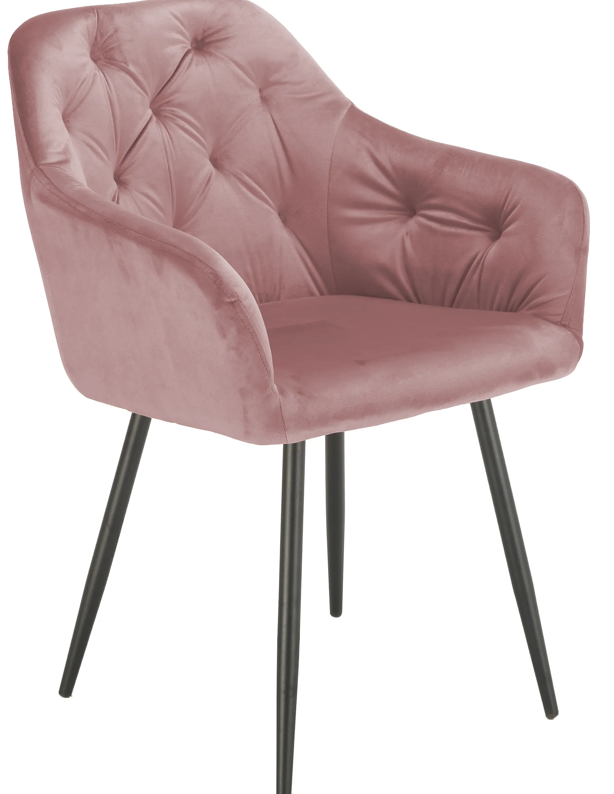 Lea velour rosa
