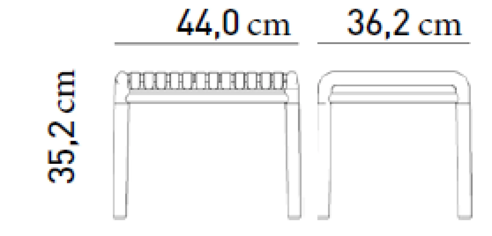 Malta sidebord hvid