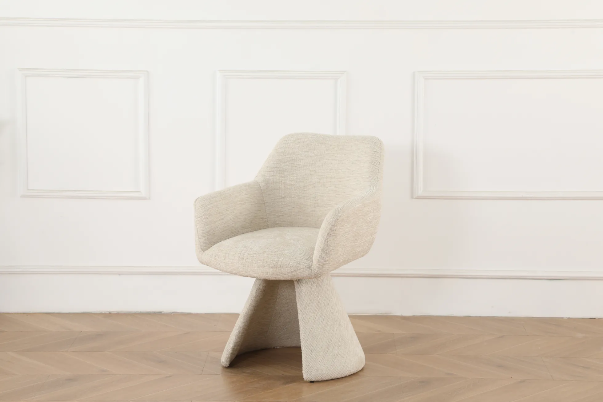 Marie med drejefunktion stof beige