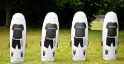 Målmandshandske til børn + Fodbold str.5 + Airdummy 180cm