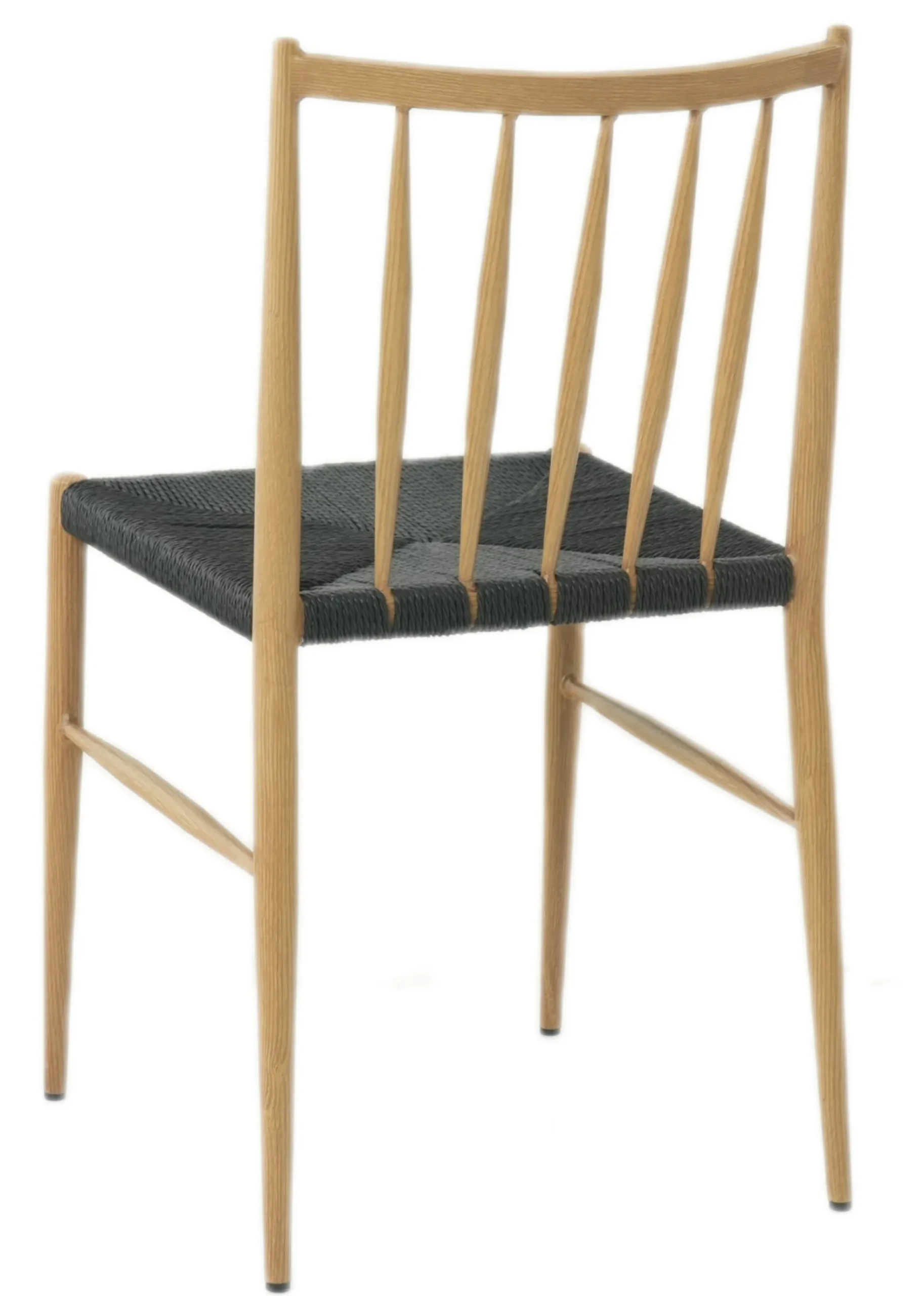 Mona med fletsæde natur/sort
