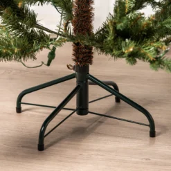 Nordisk juletræ med lys og timer 300cm