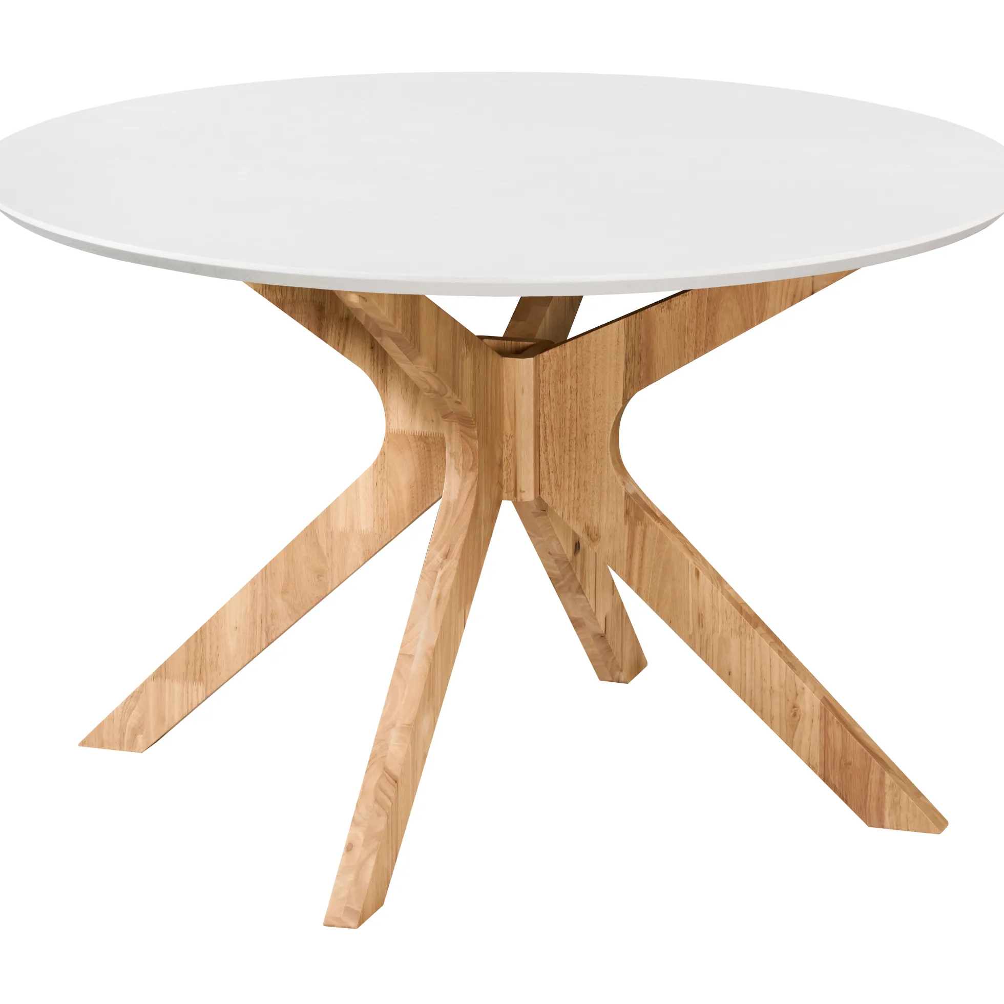 Palmi 120x120x75cm eg hvid/natur