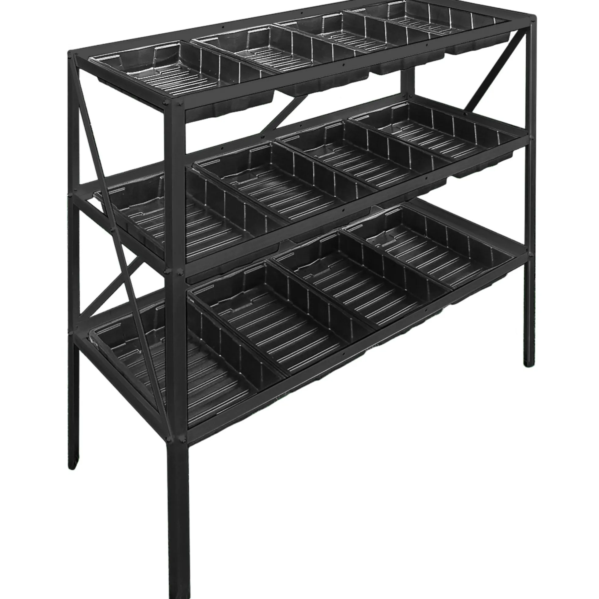 Plantebord sort