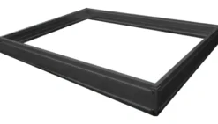 Sokkel til minidrivhus sort 120x80x67cm