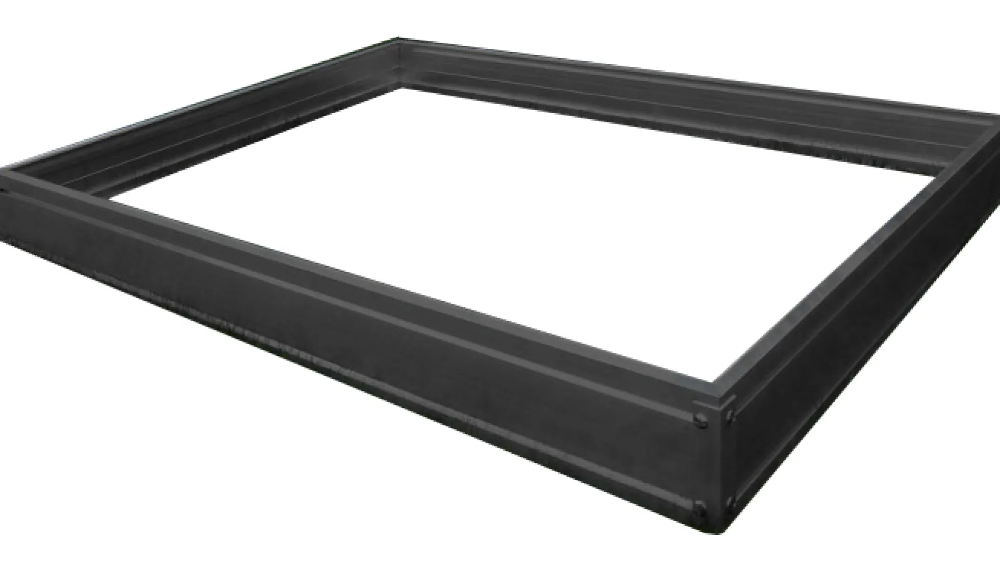 Sokkel til minidrivhus sort 120x80x67cm