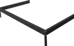 Sokkel til vægdrivhus poly sort 68x128x185cm