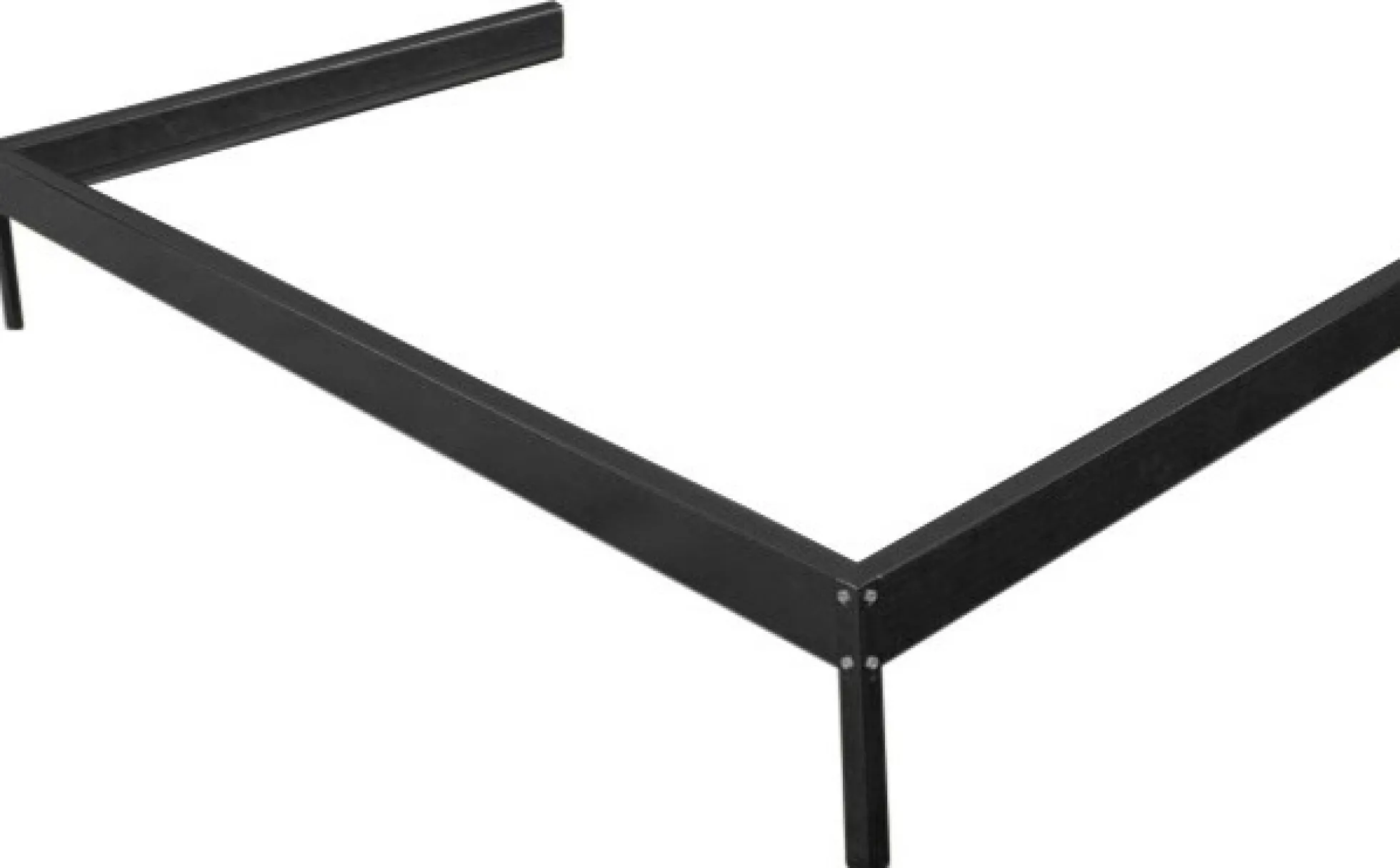 Sokkel til vægdrivhus poly sort 68x128x185cm