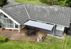 Solsejl grå LUX 3x6m