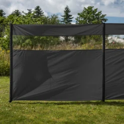Vindsejl grå med vindue 500x140cm